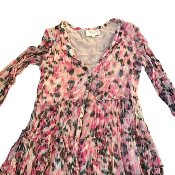 Rococo Sand Mimi Wrap Dress XS Pink - Picture 4 of 4